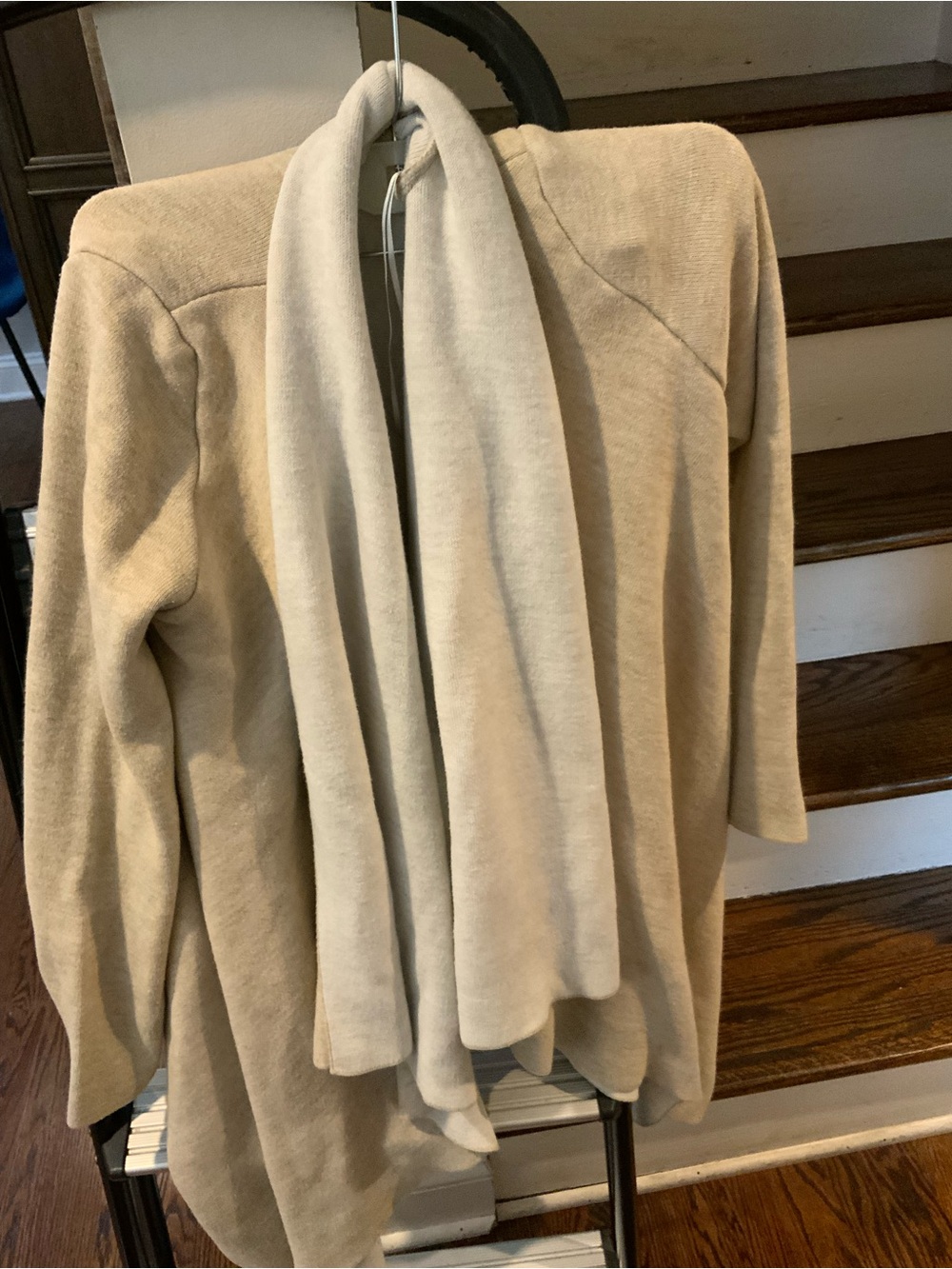 Zara Cream Open-Front Women’s Cardigan